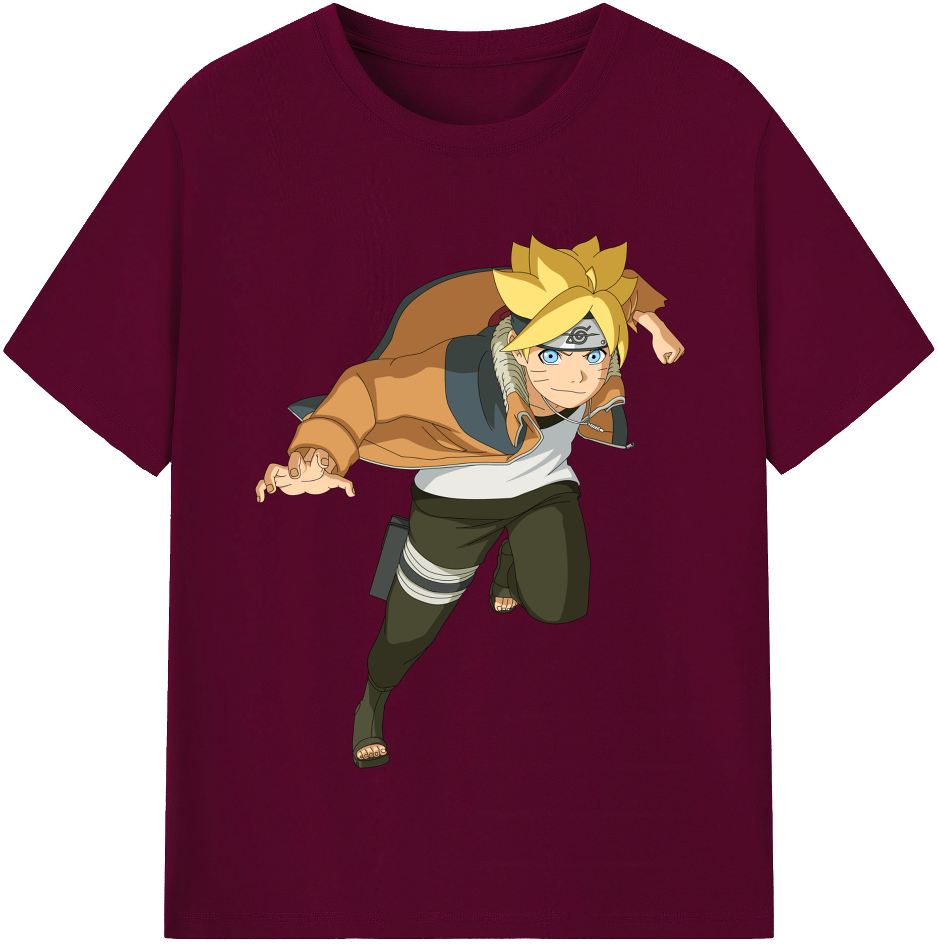 （画像用） NARUTO -ナルト- うずまき ナルト Uzumaki Naruto レディースカジュアルプリントTシャツ（綿100％）